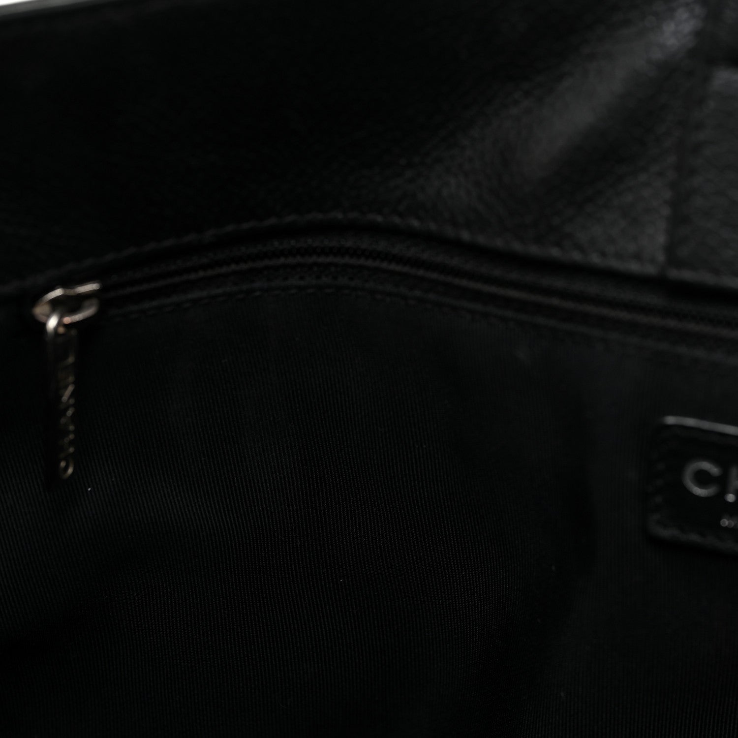 Chanel Calfskin Cerf Executive Shopper Tote Black 19 of 33