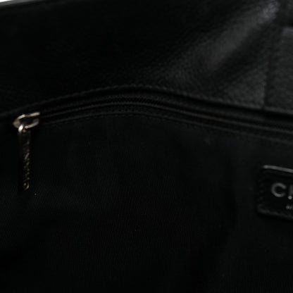Chanel Calfskin Cerf Executive Shopper Tote Black 19 of 33
