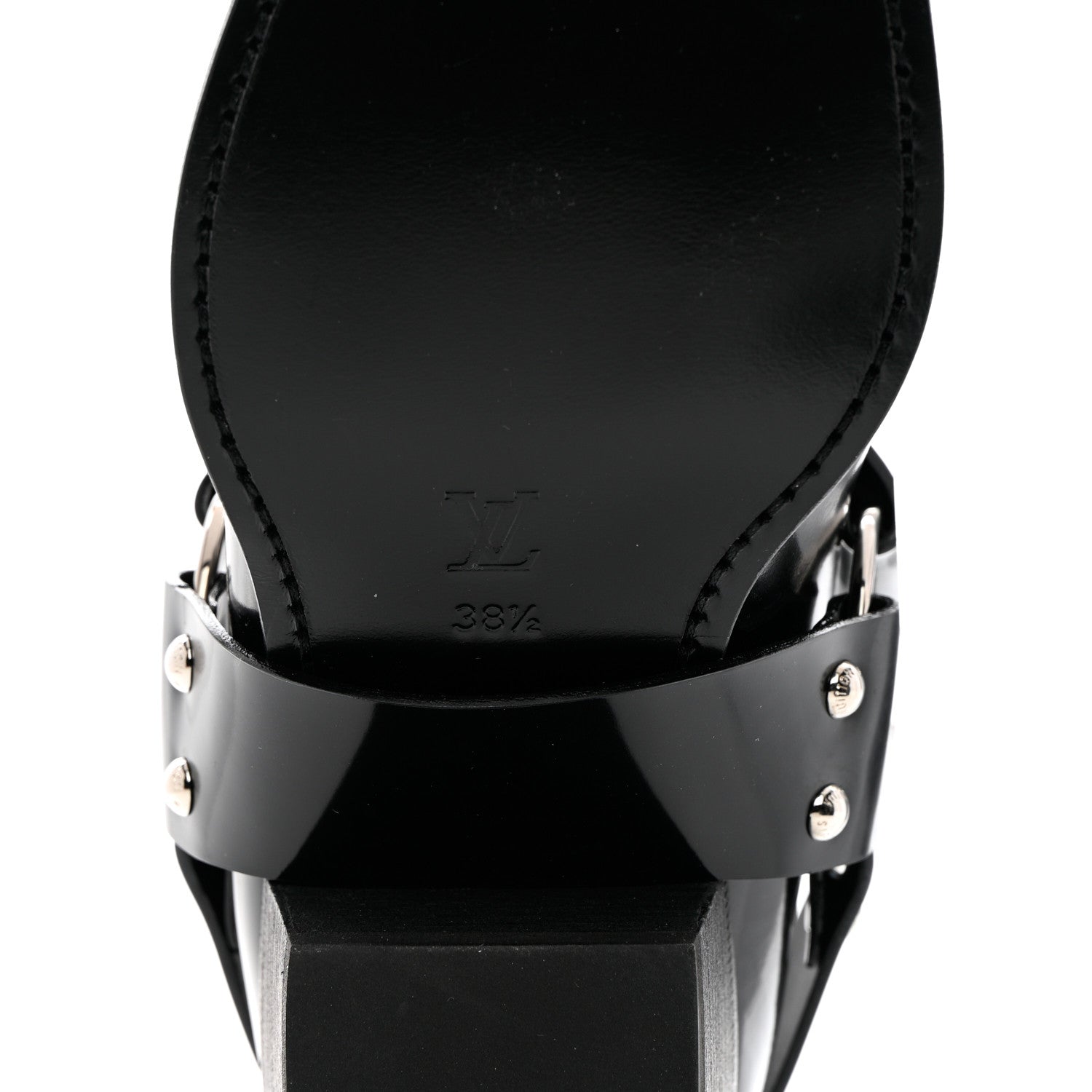 Louis Vuitton Calfskin Monogram Rhapsody Ankle Boots 38.5 Black 8 of 18