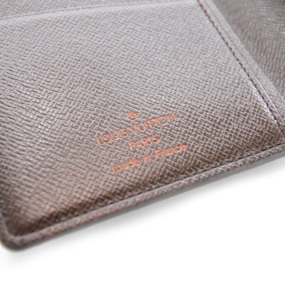 Louis Vuitton Damier Ebene Checkbook Cover Wallet 6 of 7