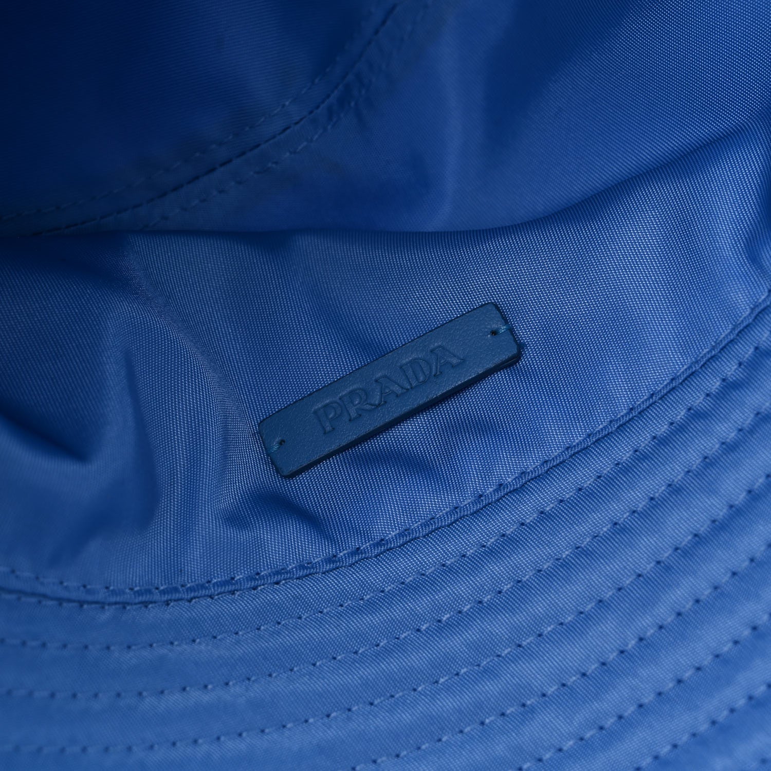 Prada Nylon Reversible Bucket Hat M Blue 8 of 8