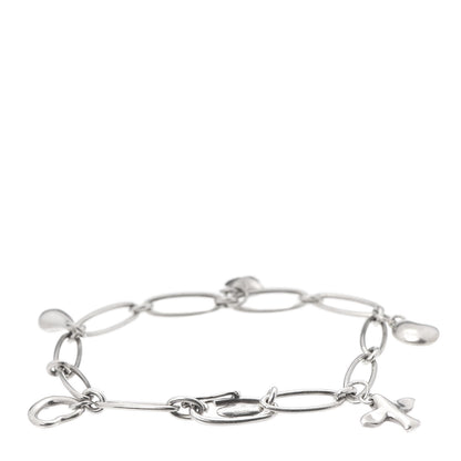 Tiffany Sterling Silver Elsa Peretti Five Charm Bracelet 3 of 5
