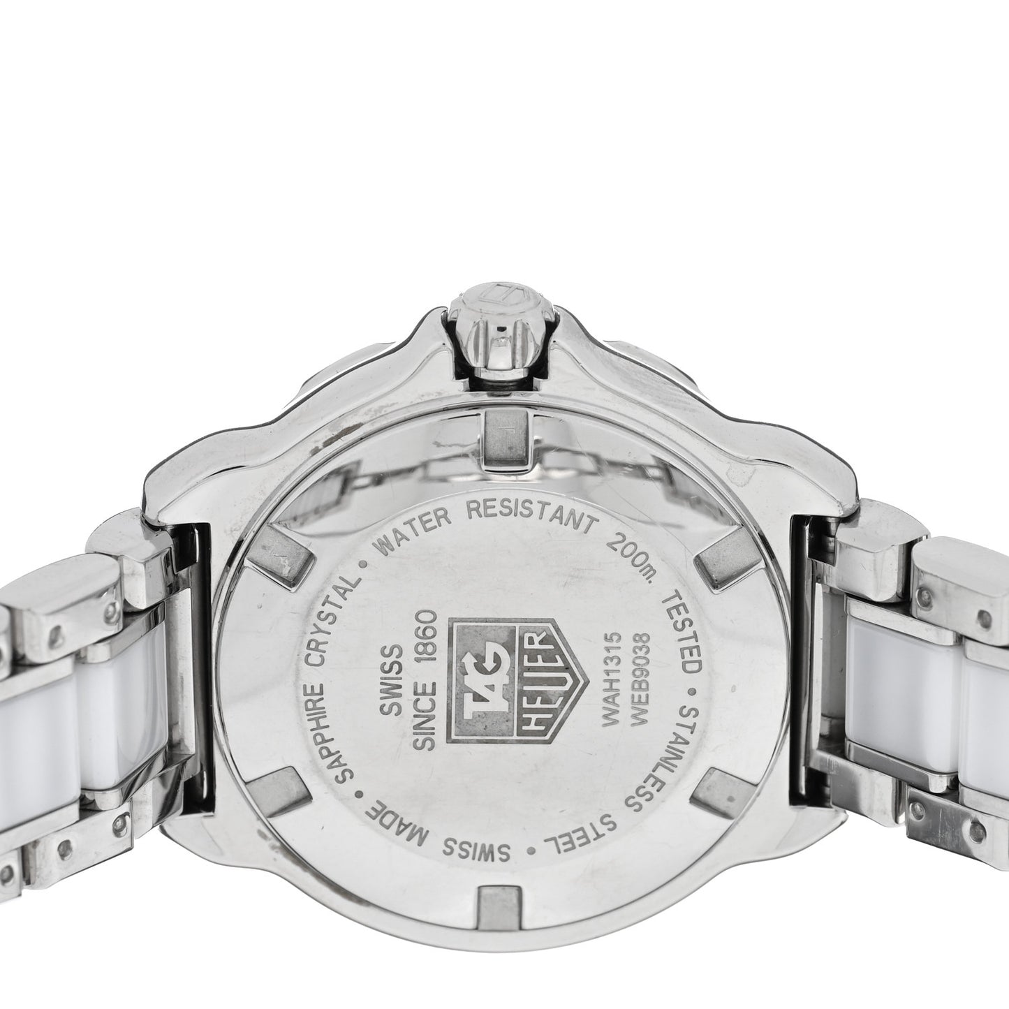 Stainless Steel Ceramic Diamond 32mm Formula 1 Quartz Watch White WAH1313