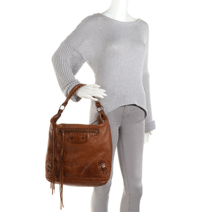 Balenciaga Chevre Day Hobo Sienna 2 of 12