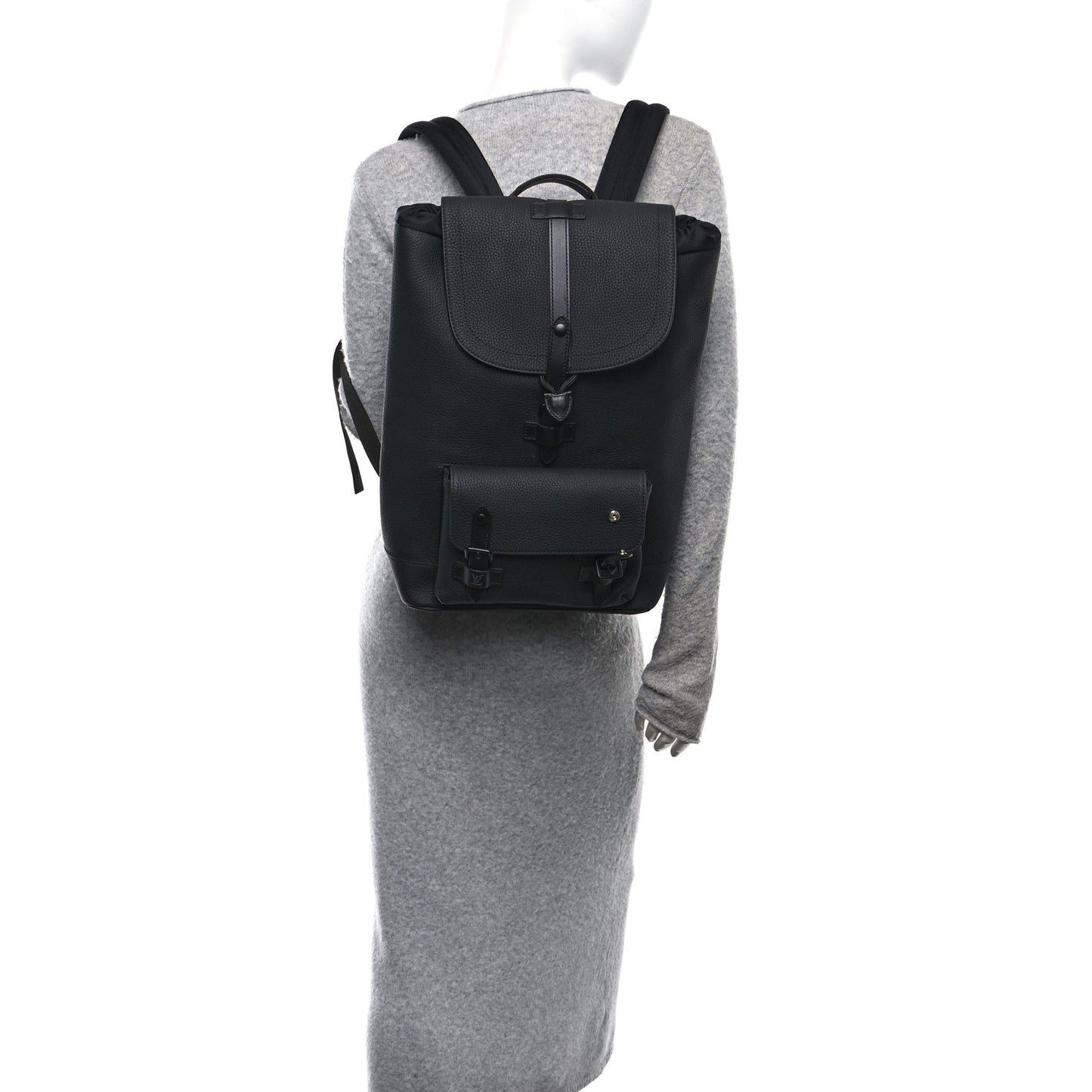 Taurillon Christopher Slim Backpack Black
