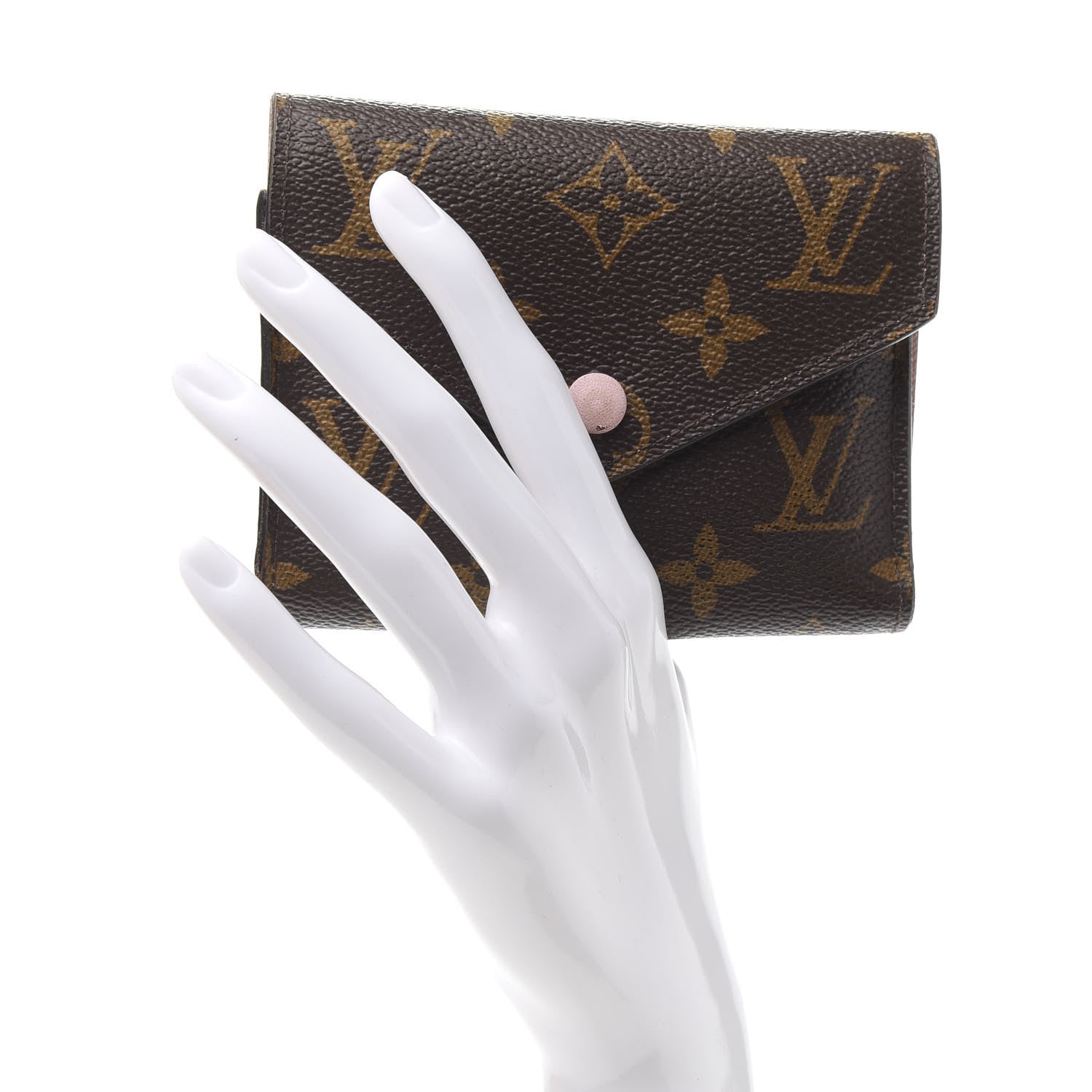 Louis Vuitton Monogram Victorine Wallet Rose Ballerine 2 of 12