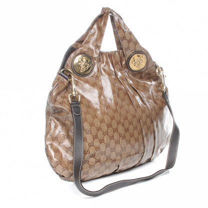 Gucci Crystal Medium Hysteria Tote Brown 3 of 7