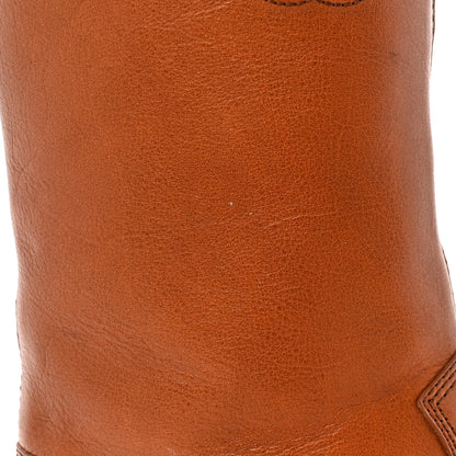 Chanel Calfskin CC Logo Mid Calf Boots 38 Caramel 9 of 10