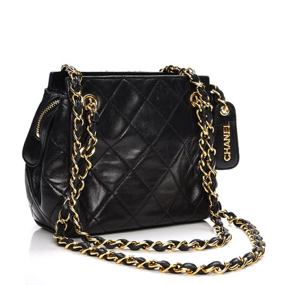 Chanel Lambskin Quilted Small Shoulder Bag Black 3 of 11