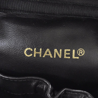 Chanel Lambskin Vanity Cosmetic Bag Black 6 of 8
