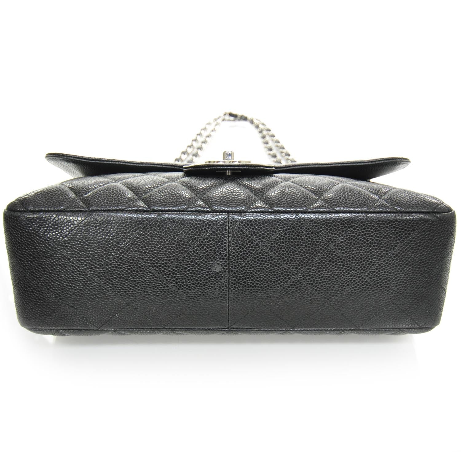 Chanel Caviar Jumbo Flap Black SHW 4 of 10