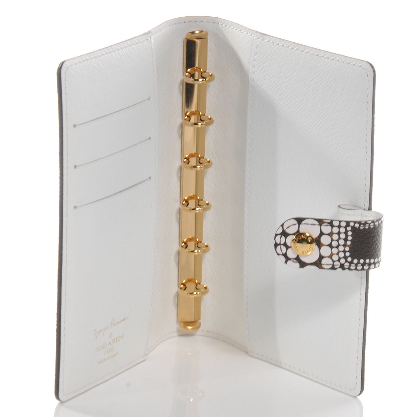 Monogram Kusama Town Small Ring Agenda White
