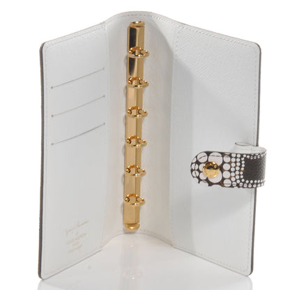 Louis Vuitton Monogram Kusama Town Small Ring Agenda White 5 of 7