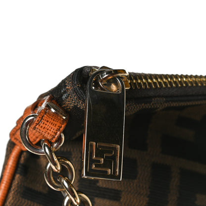 Fendi Zucca Vitello Elite Crossbody Tobacco 14 of 15