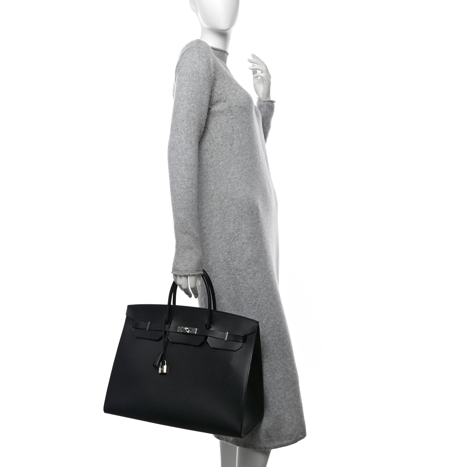 Hermes Vache Hunter Birkin Sellier 40 Black 2 of 16