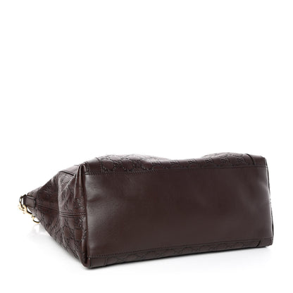 Gucci Guccissima Medium Miss GG Top Handle Bag Dark Brown 5 of 11