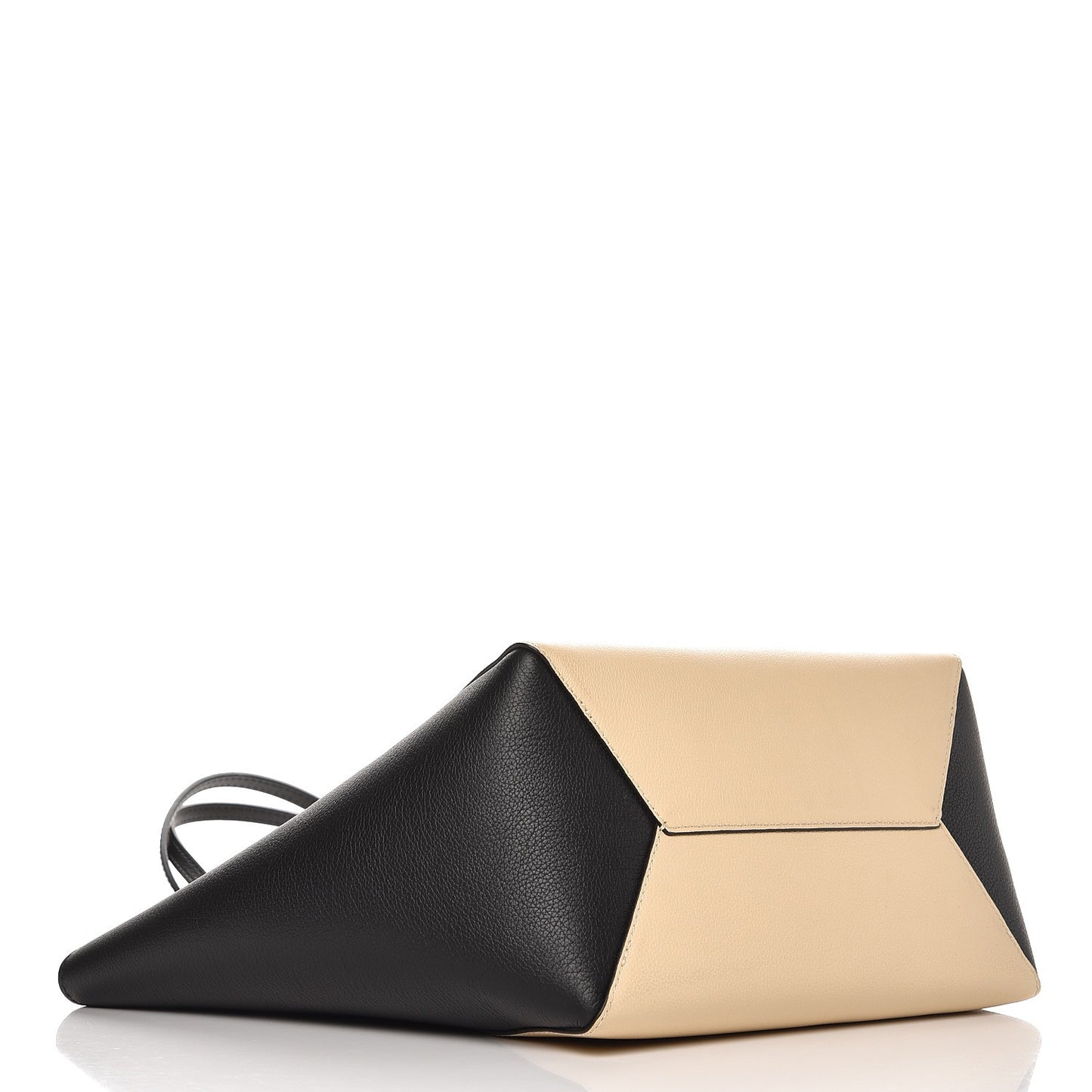 Calfskin Lockme Cabas Vanille Black