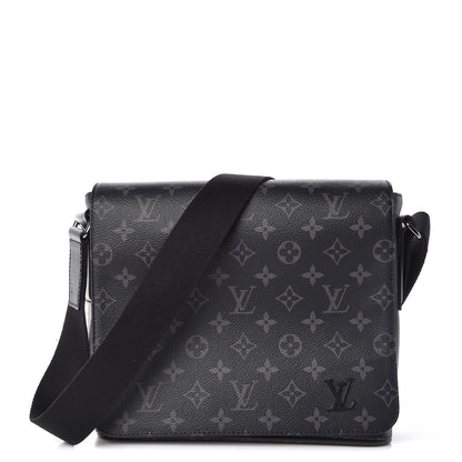 Louis Vuitton Monogram Eclipse District PM Black 1 of 8