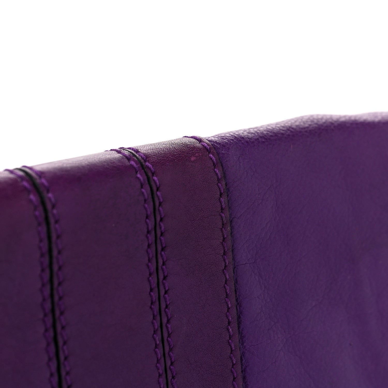 Gucci Calfskin Lucy Folded Clutch Purple 7 of 7