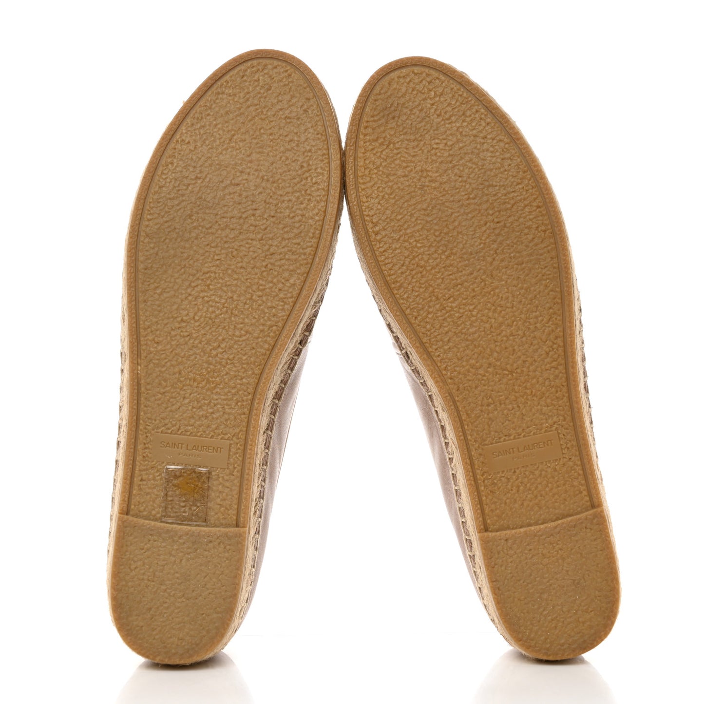 Lambskin Monogram Espadrilles 39.5 Nude