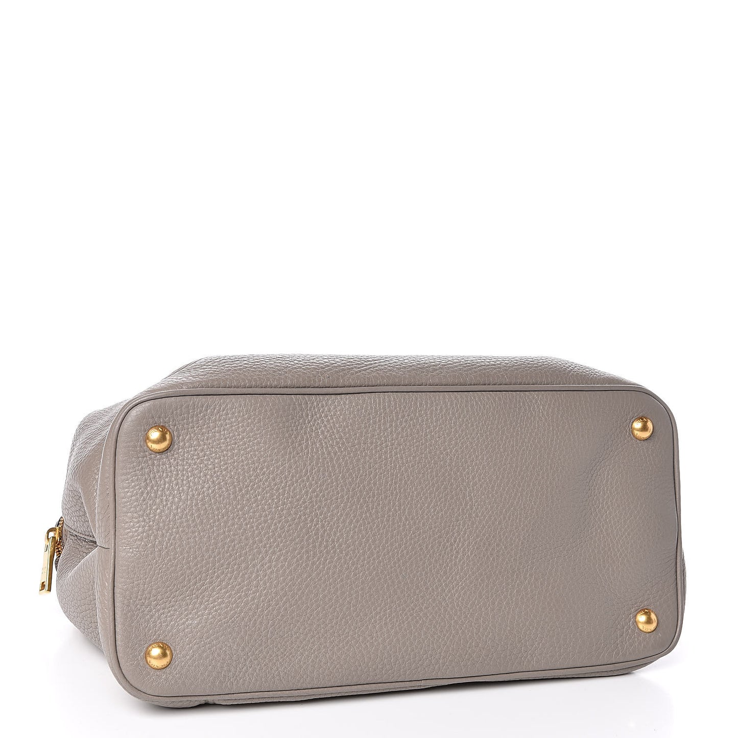 Vitello Daino Top Handle Dome Tote Argilla