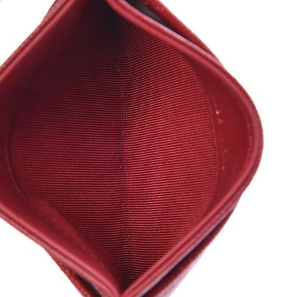Chanel Caviar Quilted Card Holder Red 5 of 9