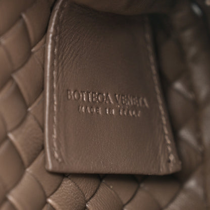 Bottega Veneta Nappa Intreccio Mini Cobble Shoulder Bag Taupe Grey 6 of 10