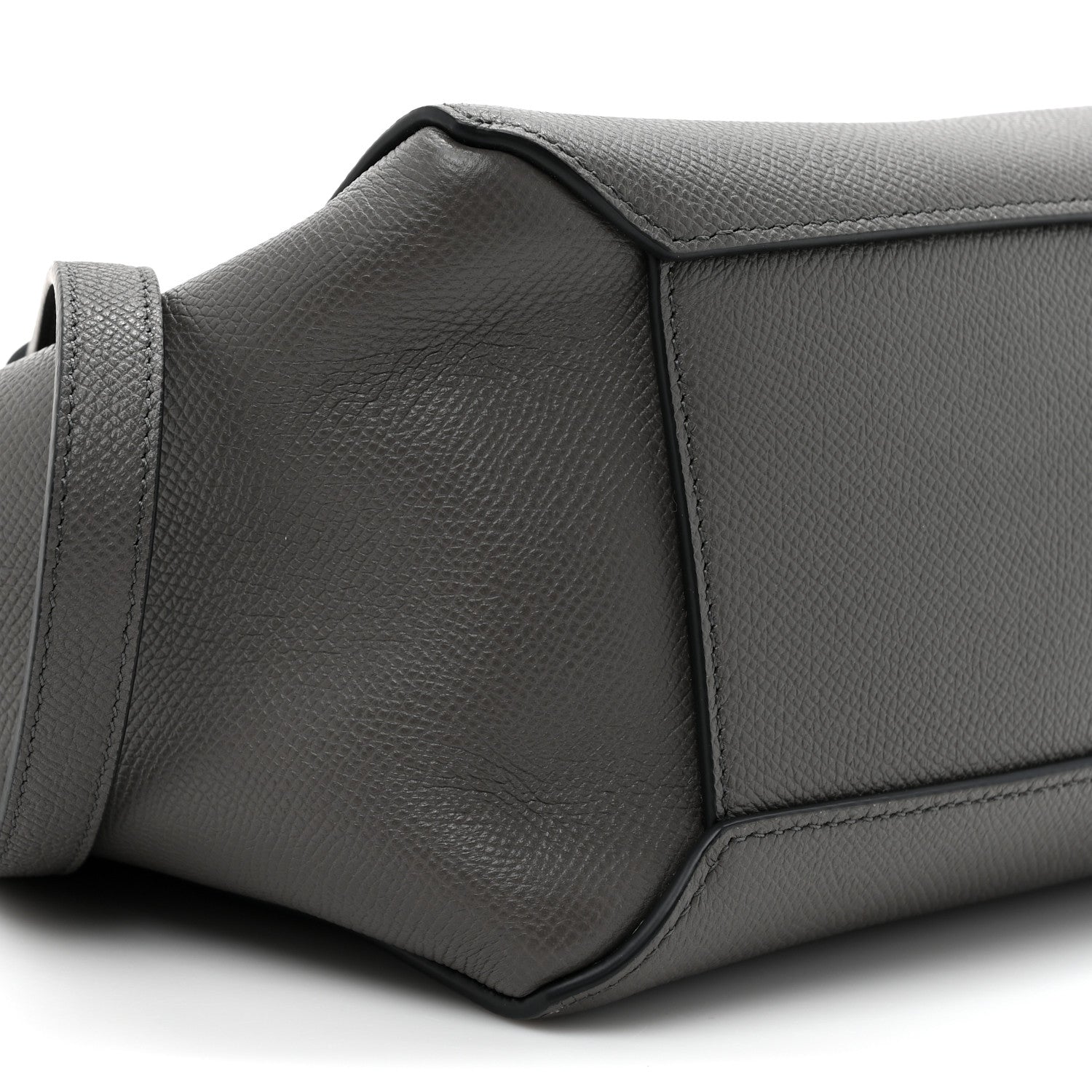 Celine Grained Calfskin Micro Belt Bag Grey 10 of 12