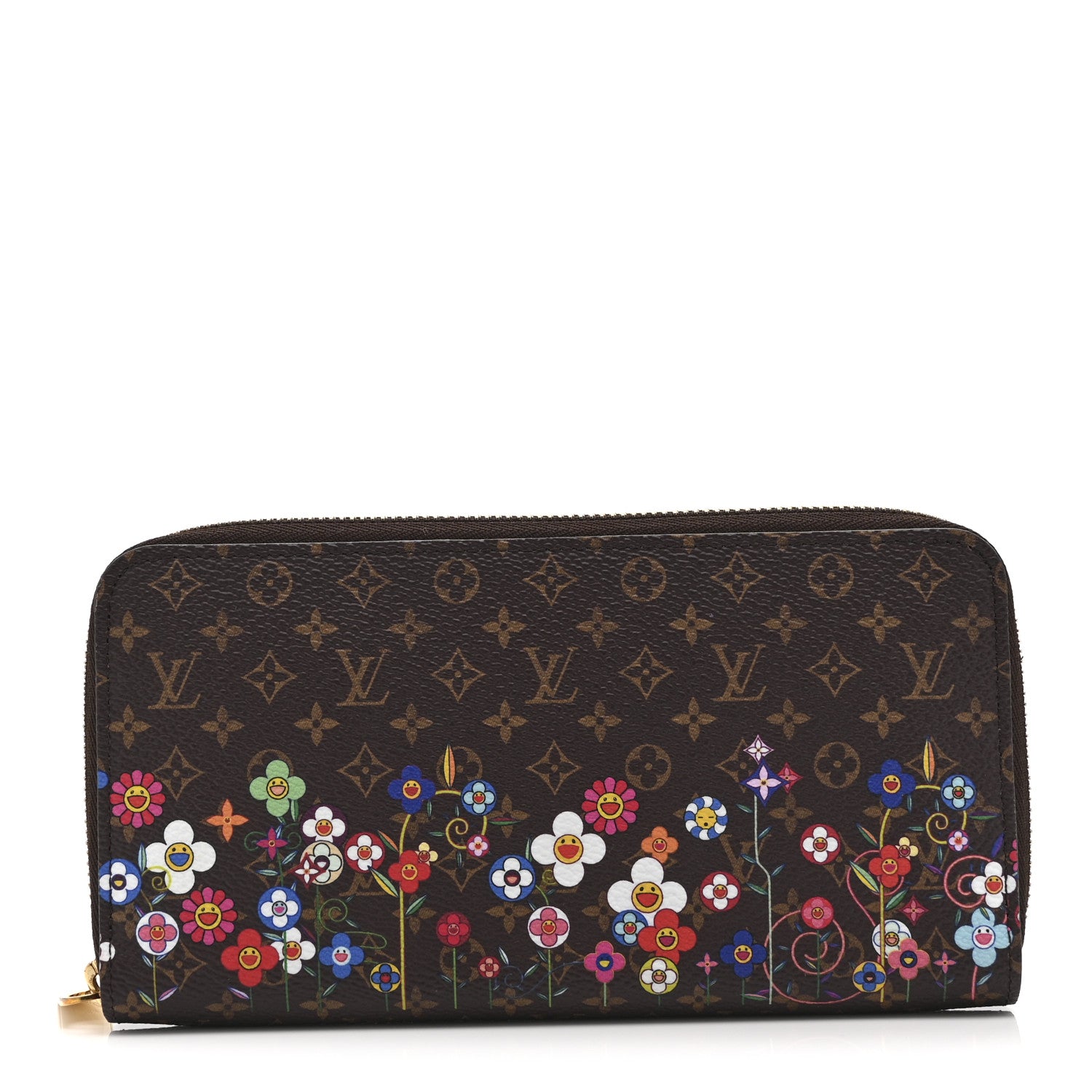 Louis Vuitton LV X TM Monogram Flowers Zippy Wallet 1 of 9