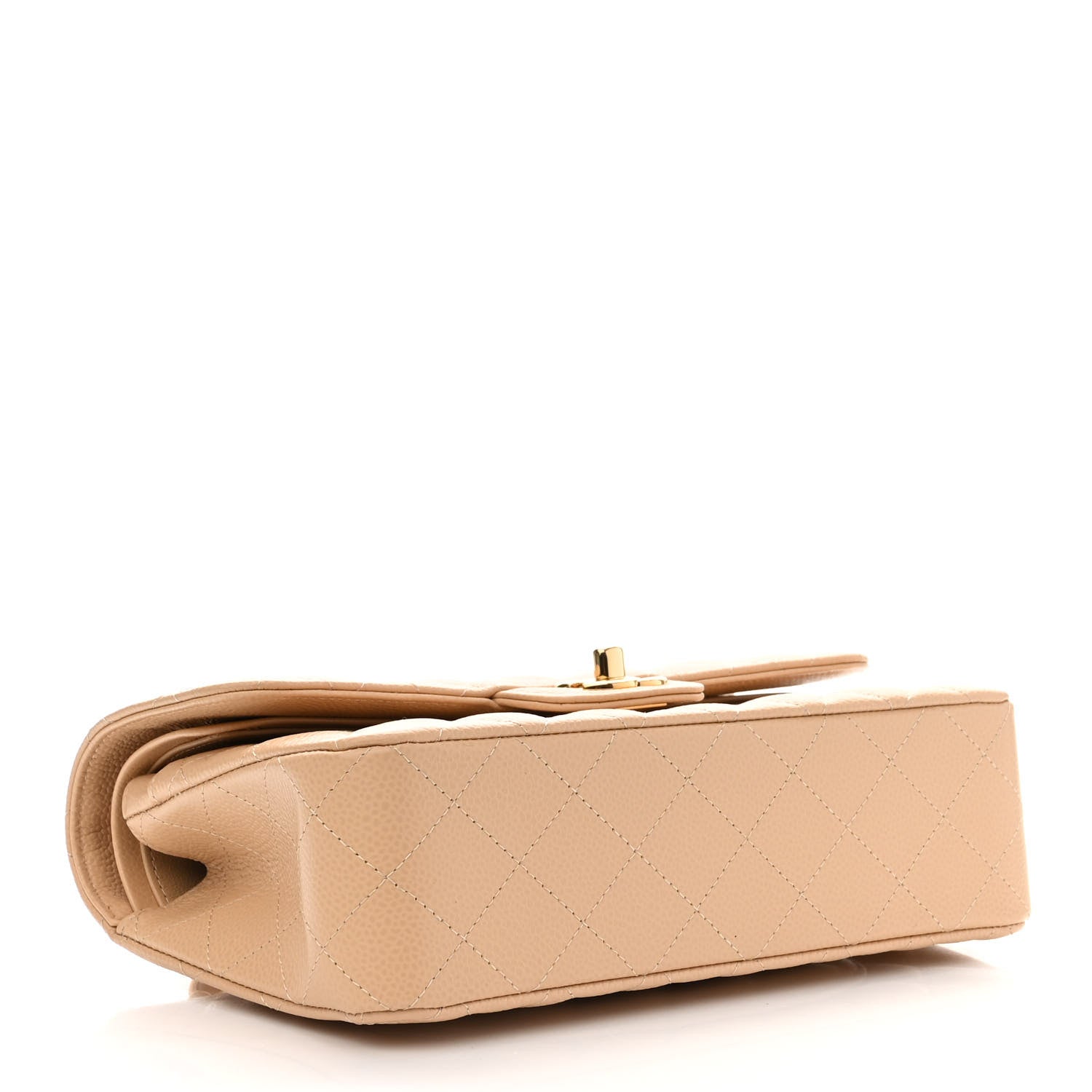 Chanel Caviar Quilted Small Double Flap Beige 4 of 11