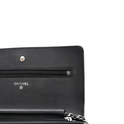 Chanel Caviar Timeless CC Wallet on Chain WOC Black 12 of 15