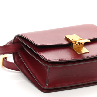 Celine Box Calfskin Small Classic Box Flap Bag Red 8 of 11