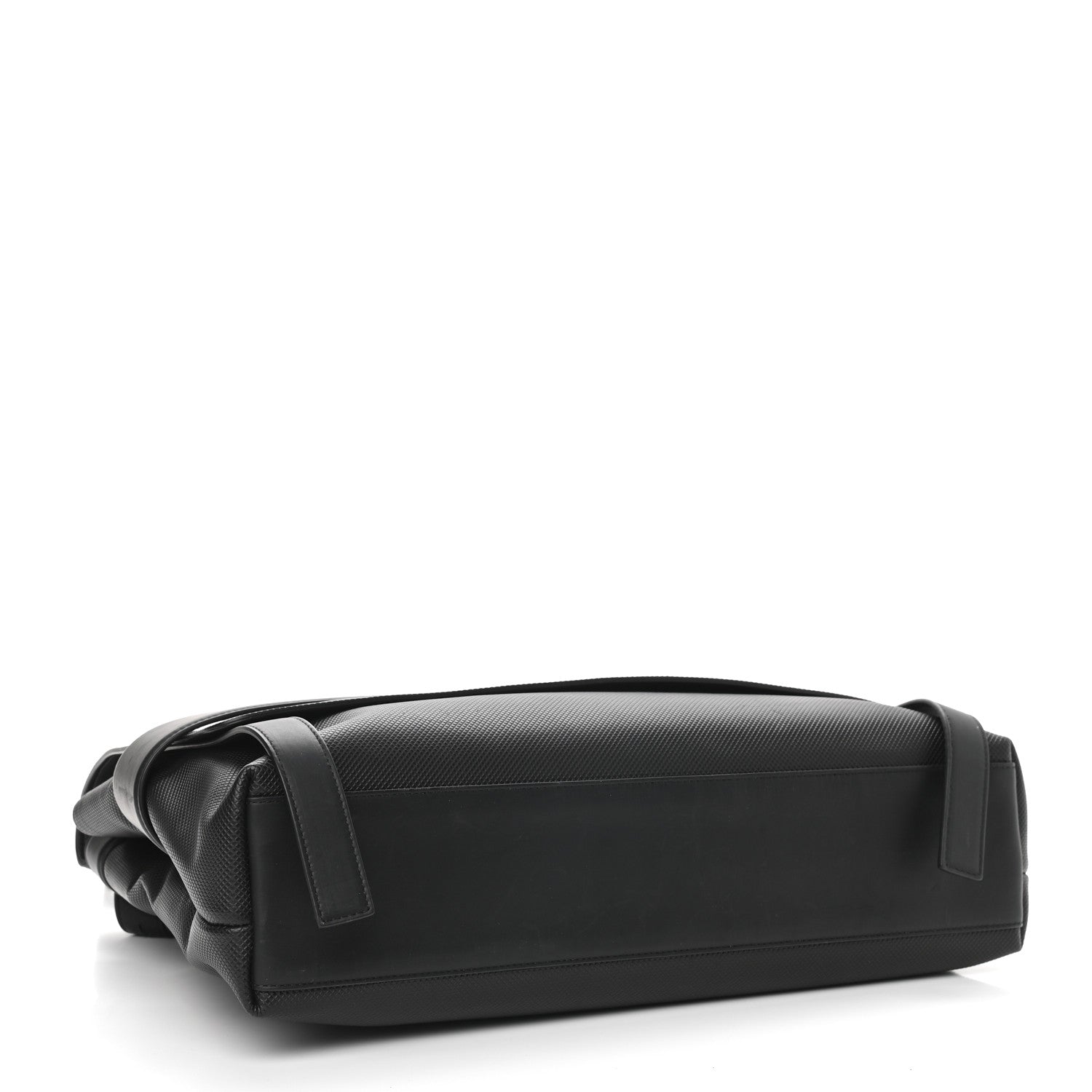 Bottega Veneta Textured Calfskin Messenger Crossbody Bag Black 4 of 10