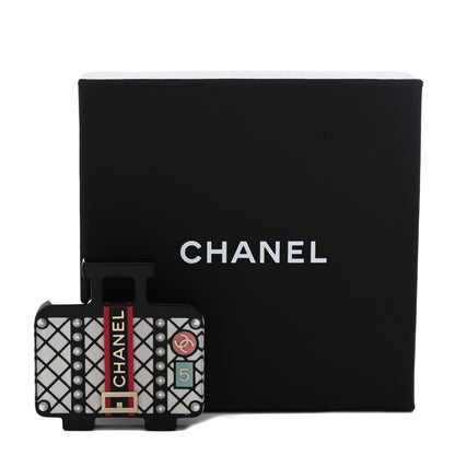 Chanel Resin Pearl Suitcase CC Brooch Multicolor 4 of 4