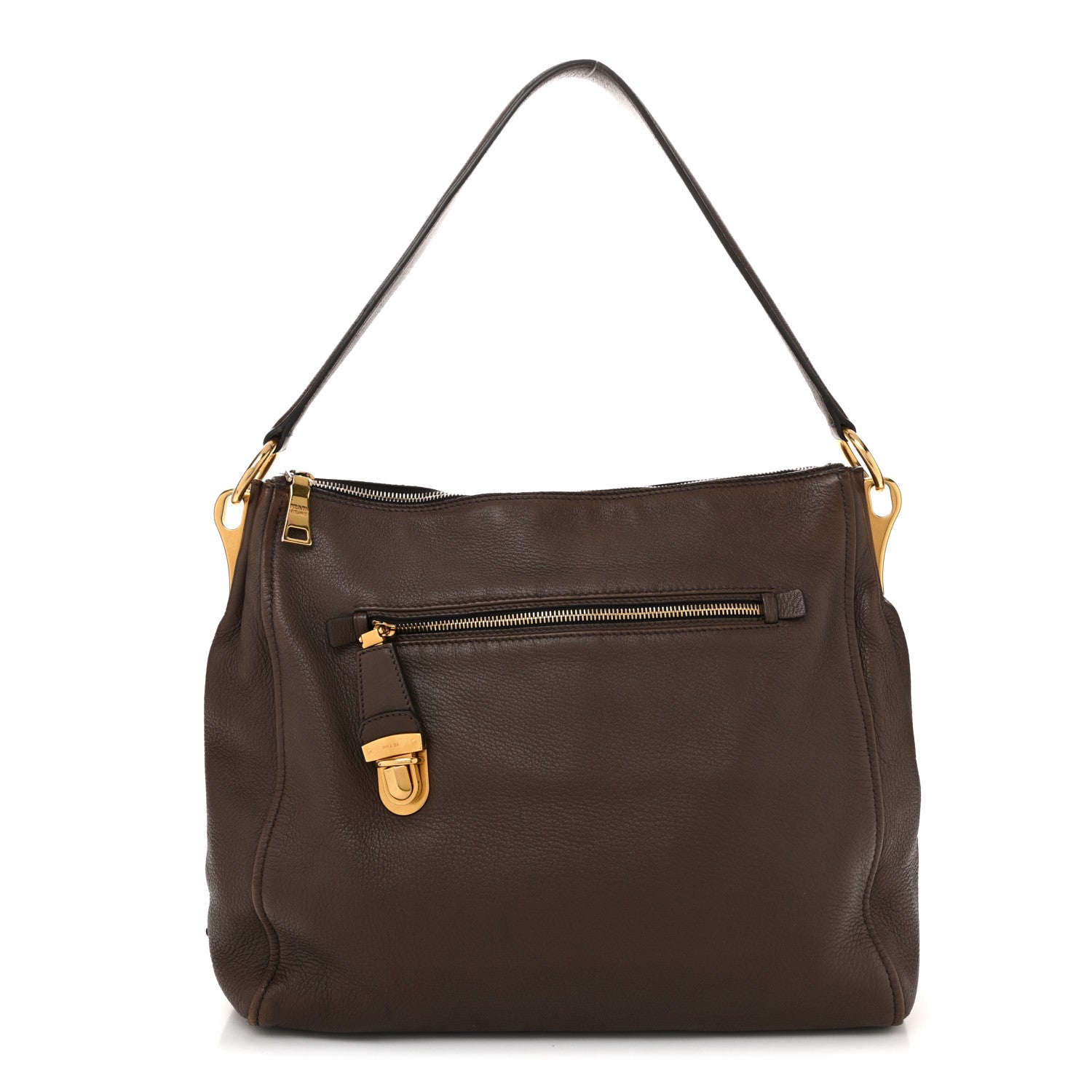 Prada Cervo Hobo Pietra 1 of 12