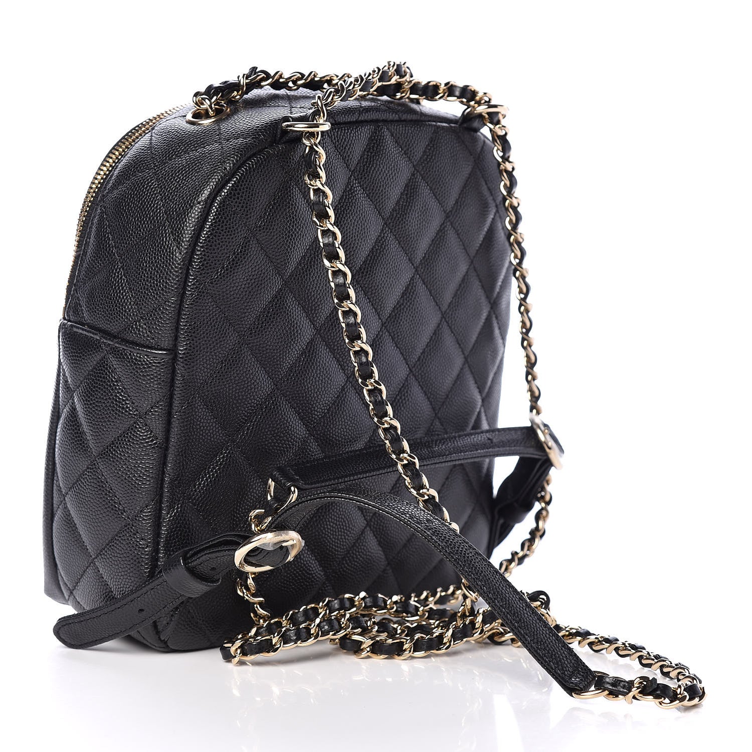 Chanel Caviar Quilted Small CC Day Backpack Black 3 of 9