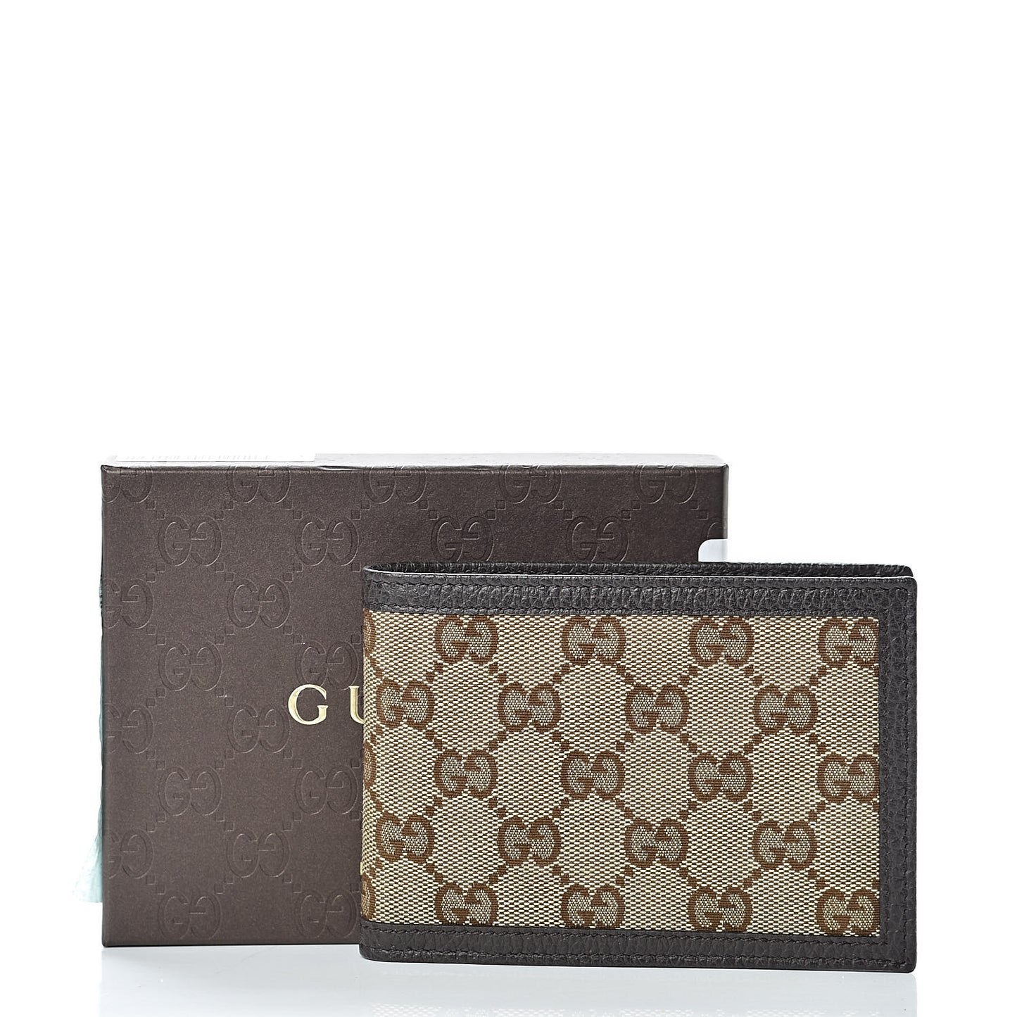Monogram Bi-Fold Wallet Dark Brown