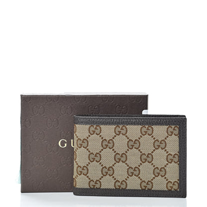 Gucci Monogram Bi-Fold Wallet Dark Brown 9 of 9