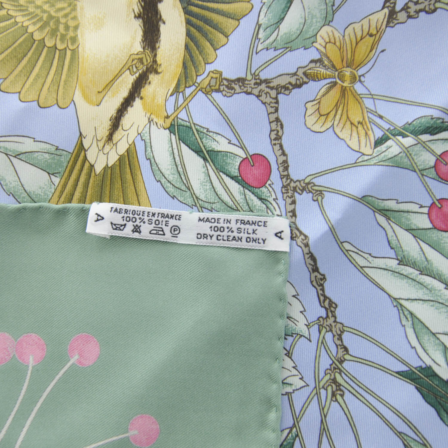 Hermes Silk Les Merises Scarf 90 4 of 4