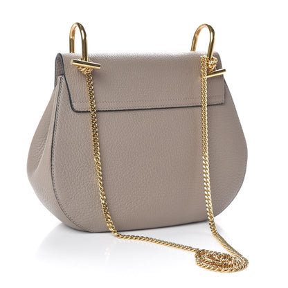 Chloe Grained Lambskin Drew Shoulder Bag Motty Grey 3 of 10