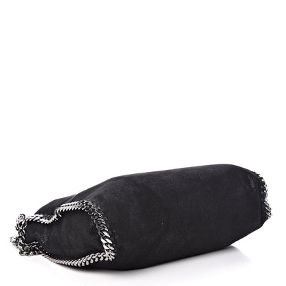 Stella McCartney Shaggy Deer Small Falabella Fold Over Tote Black 4 of 10