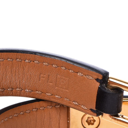 Hermes Box Rivale Double Tour Bracelet M Black 5 of 7