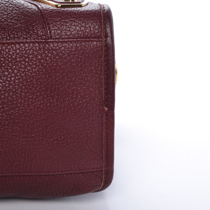 Balenciaga Chevre Gold Metallic Edge Hardware City Bordeaux 8 of 9