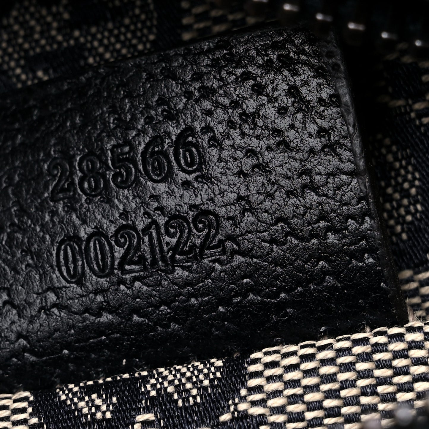 GG Monogram Web Double Pocket Belt Bag Navy