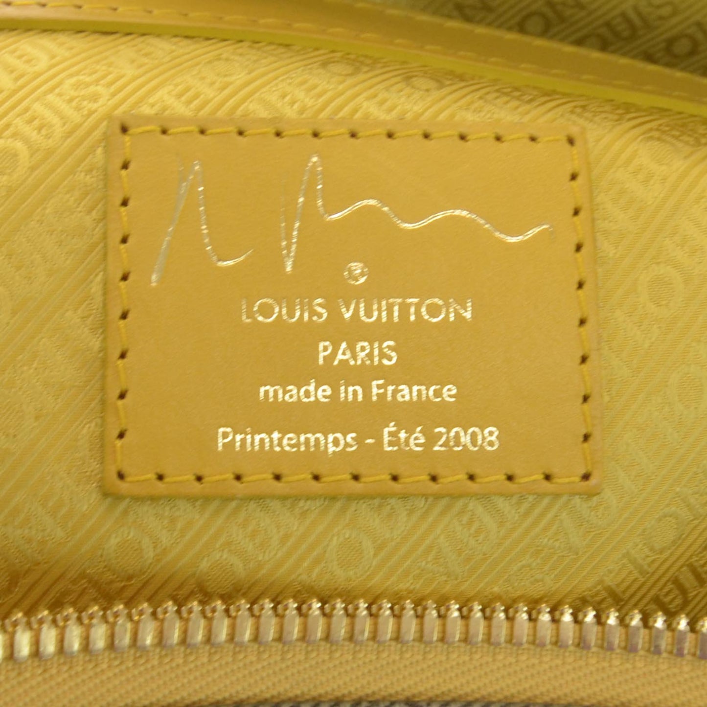 Monogram Pulp Defile Weekender GM Yellow