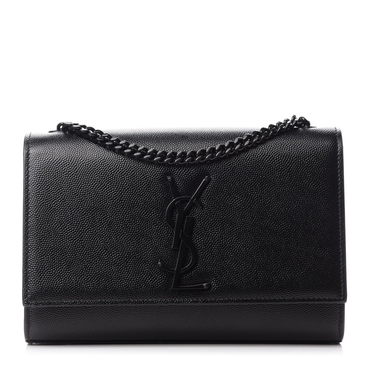 Grain De Poudre Small Monogram Kate Satchel Black
