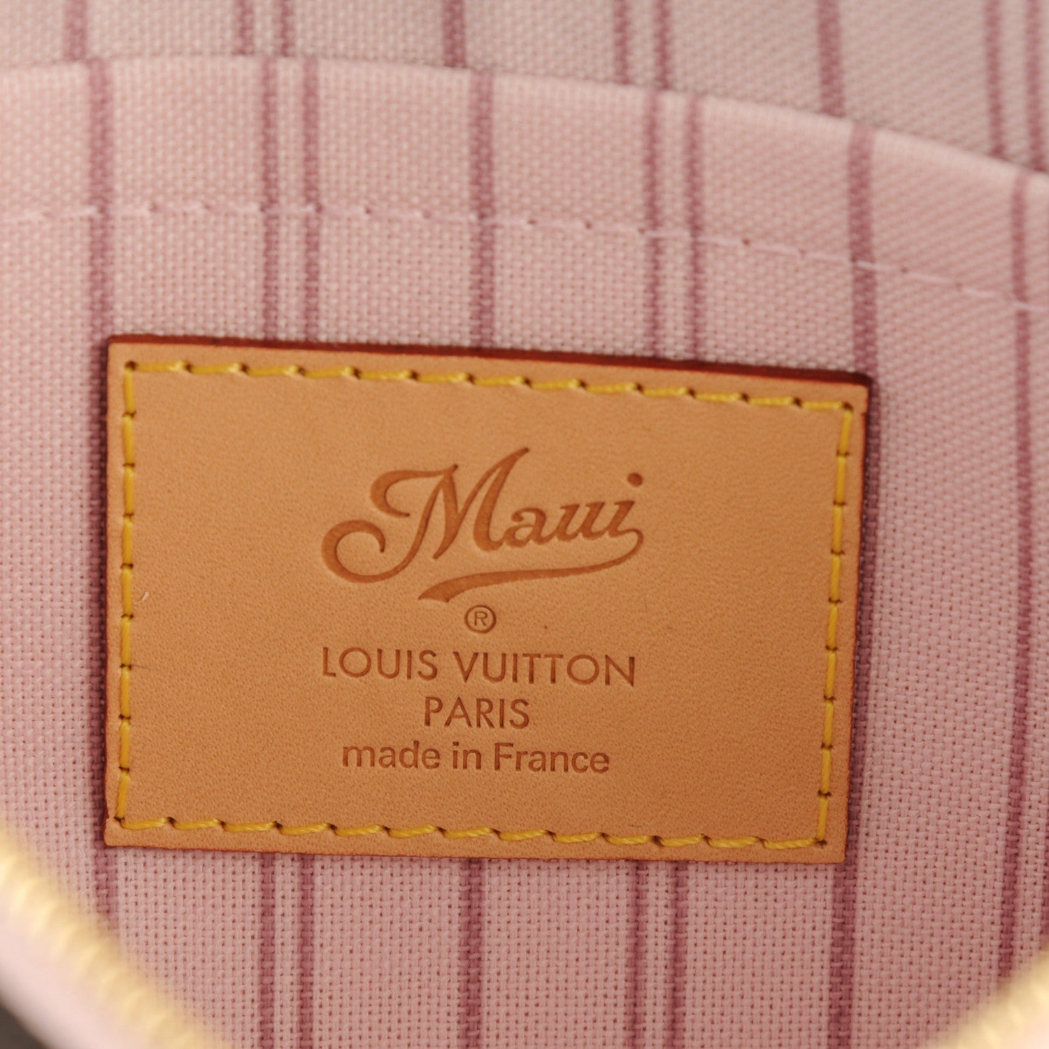 Louis Vuitton Monogram Maui V Neverfull MM Rose Ballerine 10 of 10