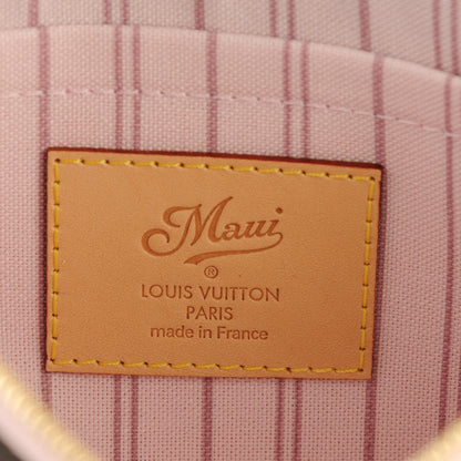 Louis Vuitton Monogram Maui V Neverfull MM Rose Ballerine 10 of 10