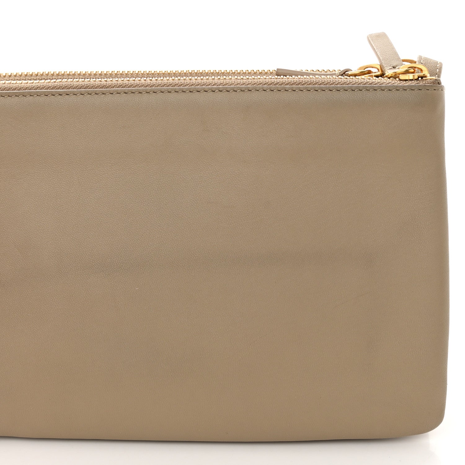 Celine Lambskin Small Trio Crossbody Bag Beige 16 of 16