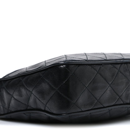 Chanel Lambskin Quilted CC Tassel Camera Case Black 12 of 13